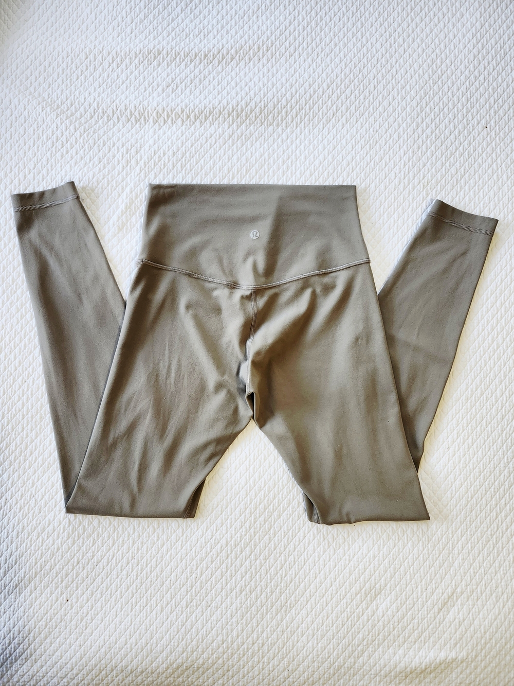 Lululemon Align High Rise Pant 28" Warm Ash Grey Size 6 Leggings